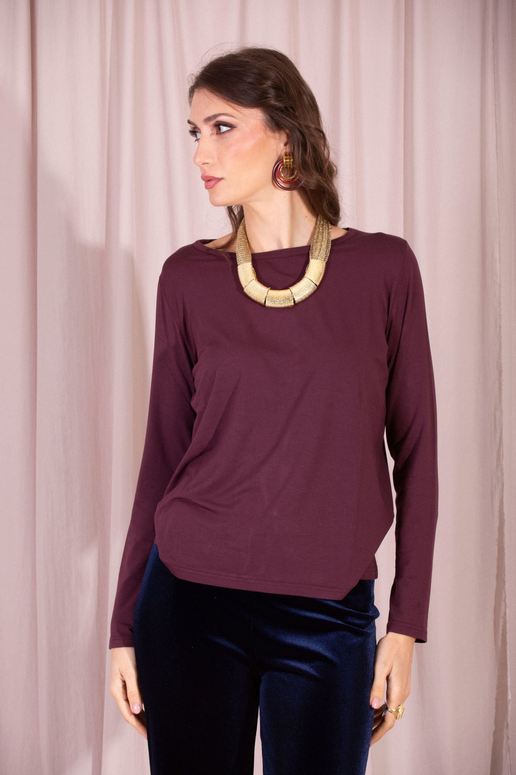 MAIDA MILA MAGLIA CON SPACCHI