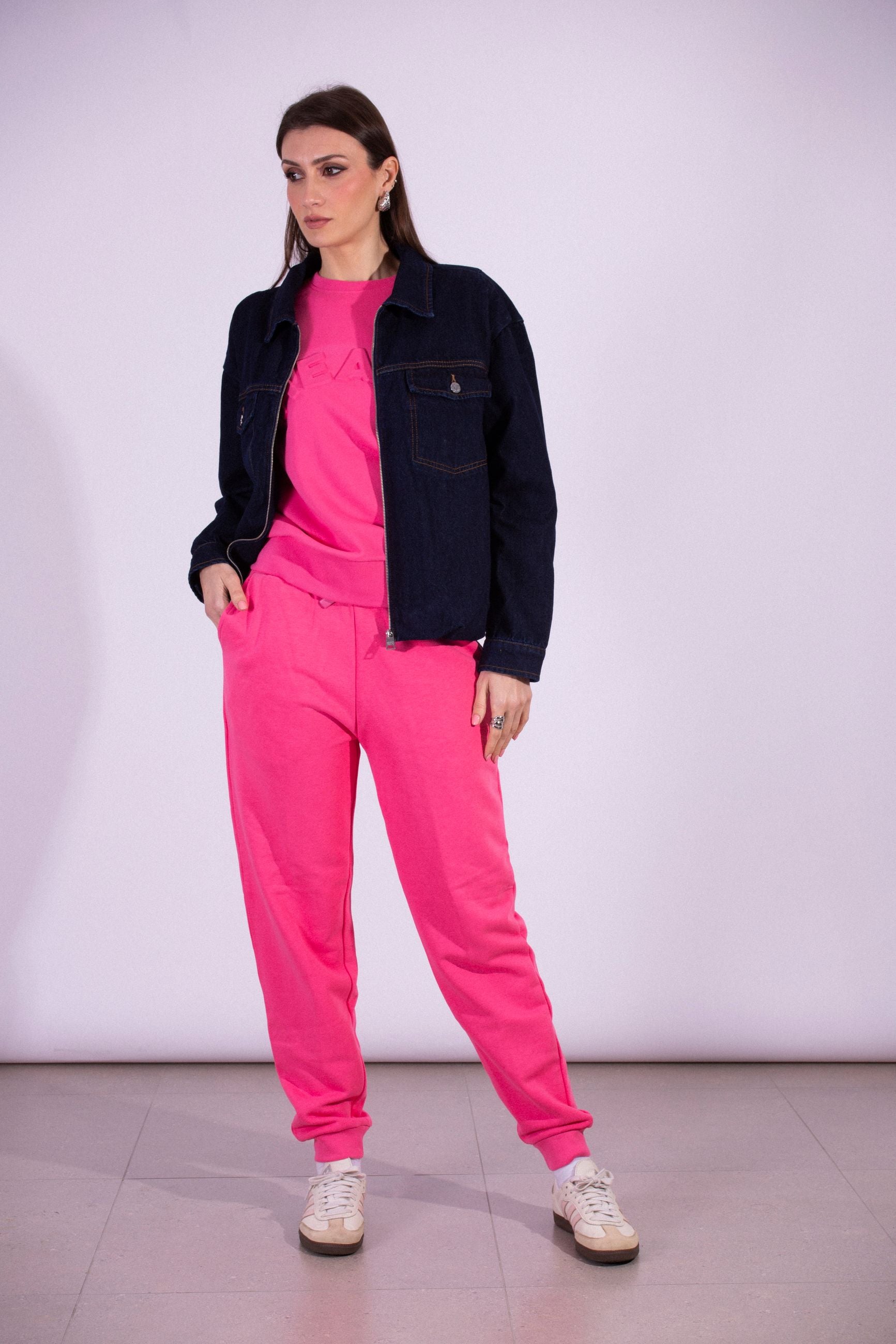 SILVIAN HEACH BOMBER DI JEANS