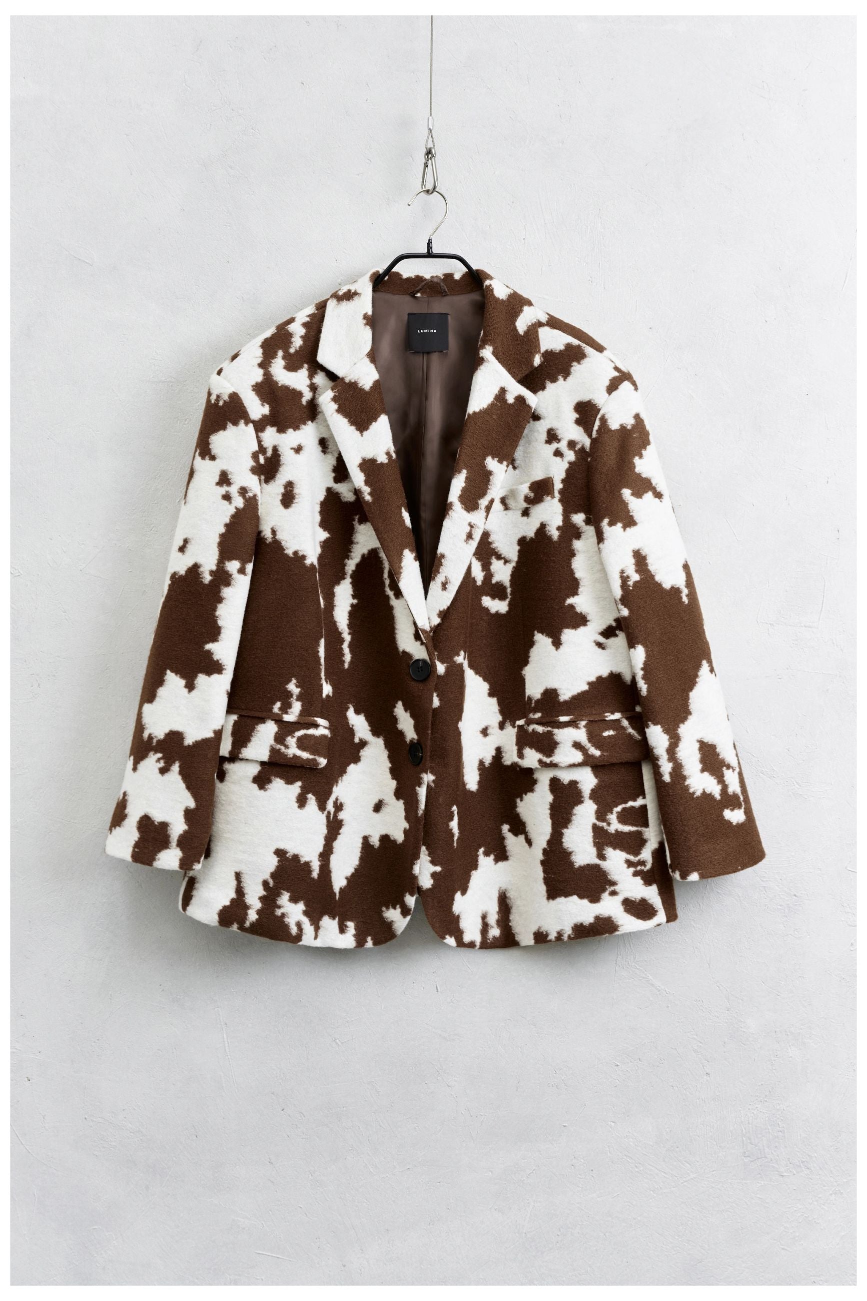 LUMINA BALZER OVERSIZE IN MISTO LANA